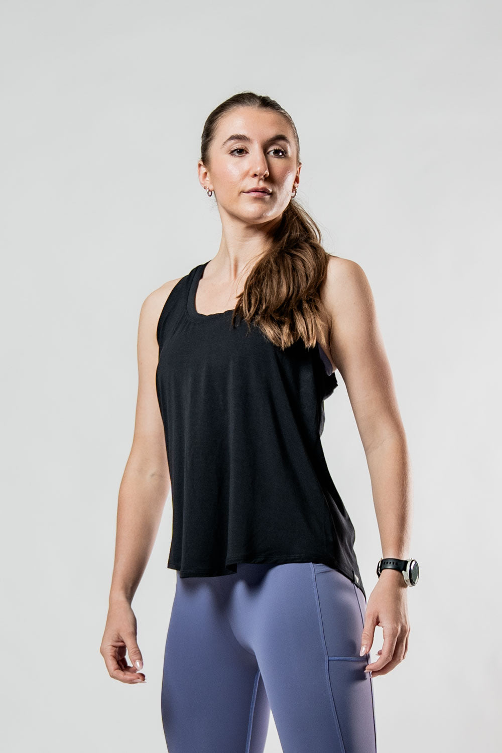 Varlo Varlo Women's Terra Recovery Halo Tank (Black) — comparison shot
