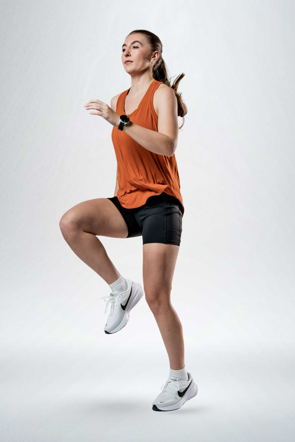 Varlo Varlo Women's Terra Recovery Halo Tank (Sunfire Clay) — back view