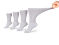 DSC Women's Ultra-Soft Upper Calf Diabetic Socks (4 Pair) — detail close-up