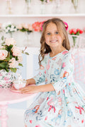 Mila & Rose ® SALE Wonderland 3/4 Sleeve Pocket Twirl Dress — main product shot