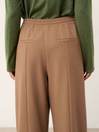 LINTICO Wool Drawstring Patch Pocket Pants PRISCILLA — lifestyle worn / used context