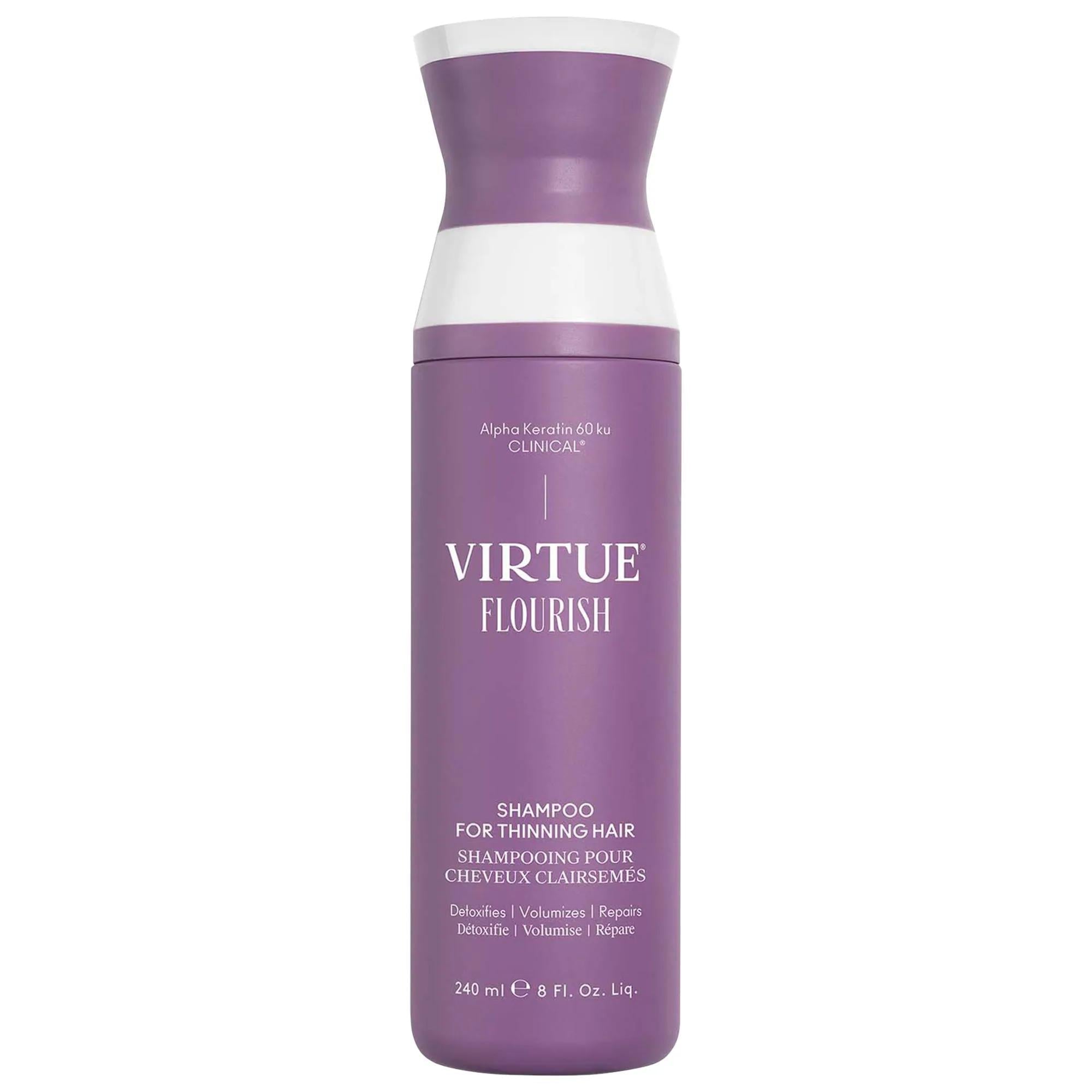 Flourish Thickening Shampoo for Thinning Hair - Volumizing, Sulfate-Free, Vegan Hair Care