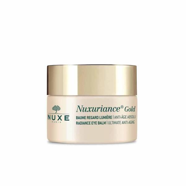 Nuxe Nuxuriance Gold Radiance Anti-Aging Eye Balm 15ml - Natural Paraben-Free Eye Care for Dark Circles