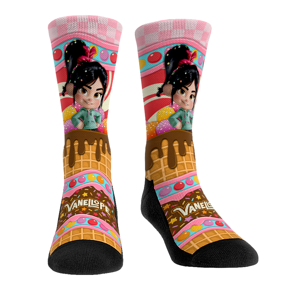 Rock 'Em Socks Rock 'Em Socks Disney's Wreck-It Ralph - Vanellope - Showtime — main product shot