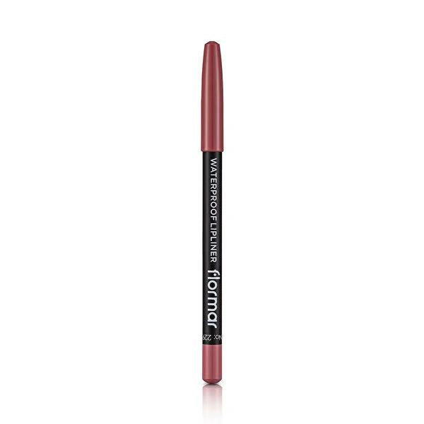 Flormar Waterproof Lipliner - Long-Lasting Lip Liner Pencil for Precise Lip Makeup, 20 Color Options