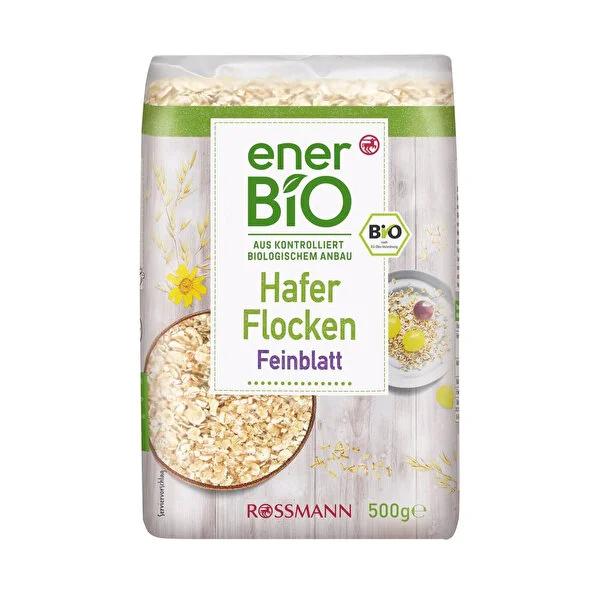 Enerbio Finely Ground Vegan Oatmeal - 500g, High in Beta-Glucan for Heart Health