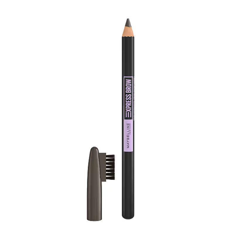 Maybelline Eyebrow Express Pencil Deep Brown - Long-Lasting Eyebrow Definition with Super Pigmented Formula