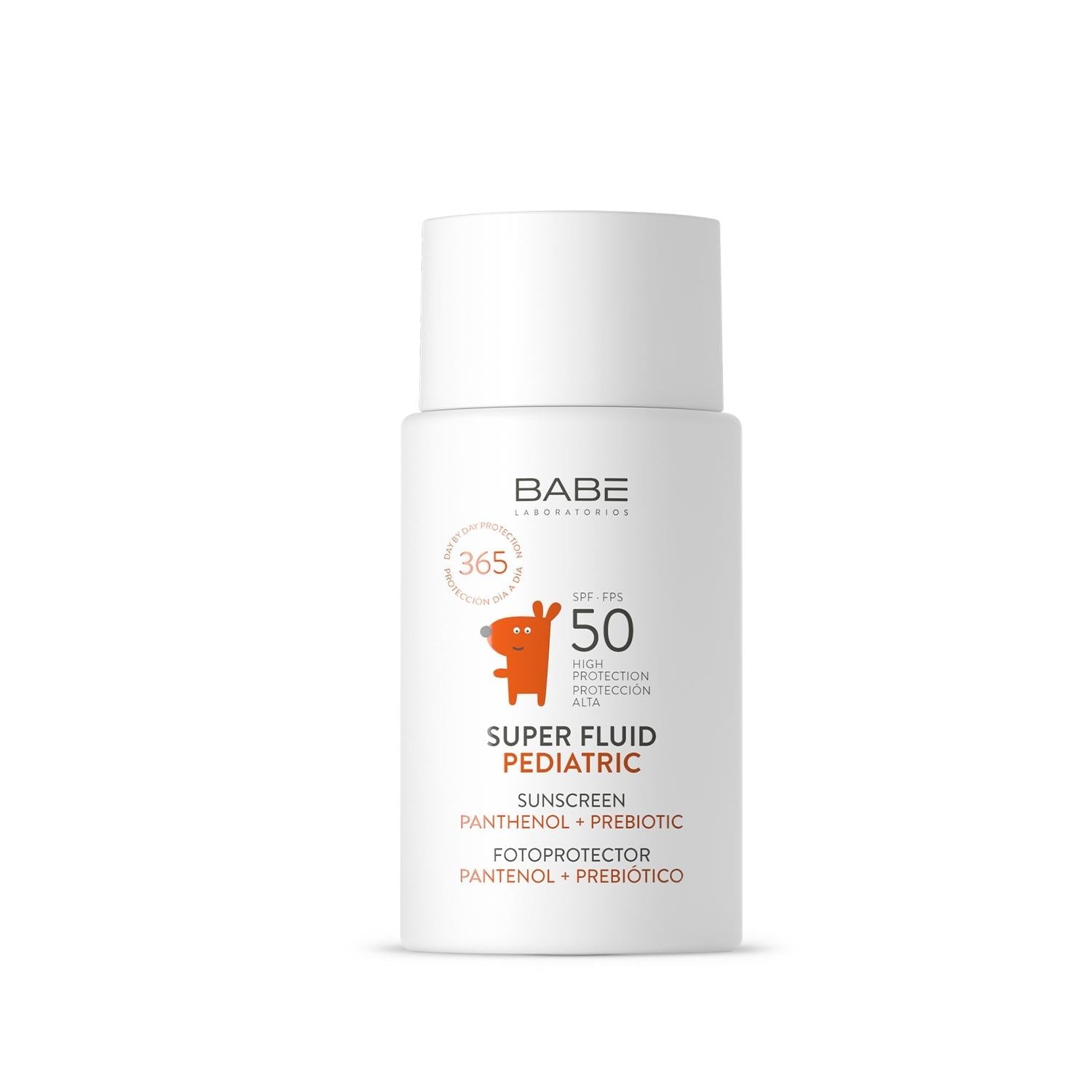 Babe Pediatric Super Fluid Baby Sunscreen SPF 50 - Gentle Sun Protection for Sensitive Skin - 50ml