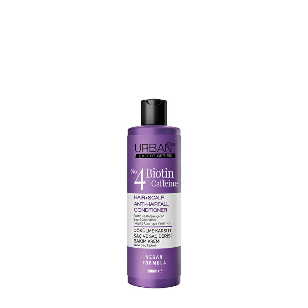 Urban Care Expert Biotin & Caffeine Hair Cream 3.38 fl oz - Anti-Hair Loss, Vegan Hair Growth Serum for Thinning Hair