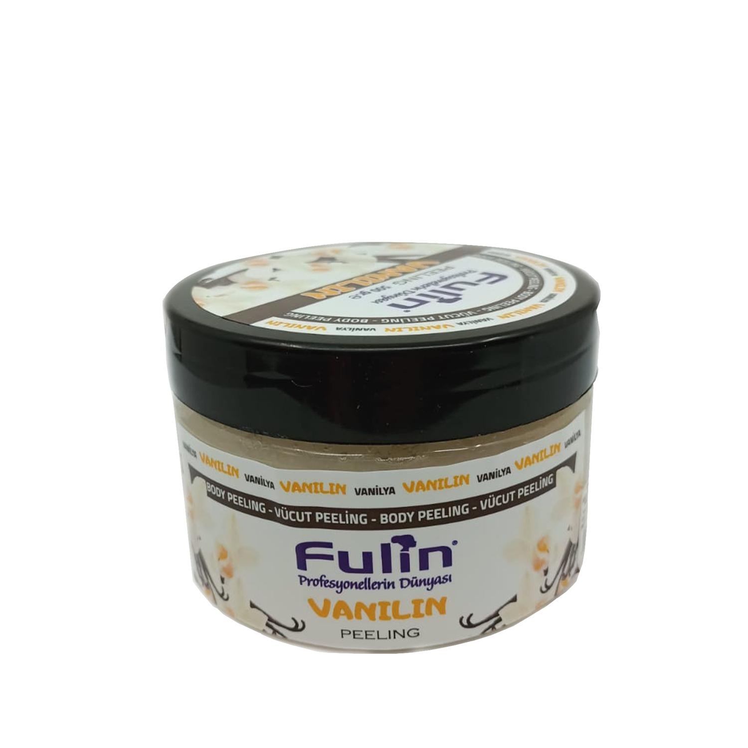 Fulin Vanilla Body Scrub/Peeling 500g - Exfoliating Skincare with Soothing Vanilla Scent