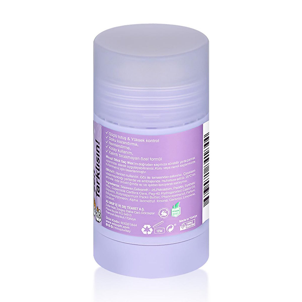 Mixup Hair Stick Wax 35g - Strong Hold, Texture & Definition for Dry or Damp Hair