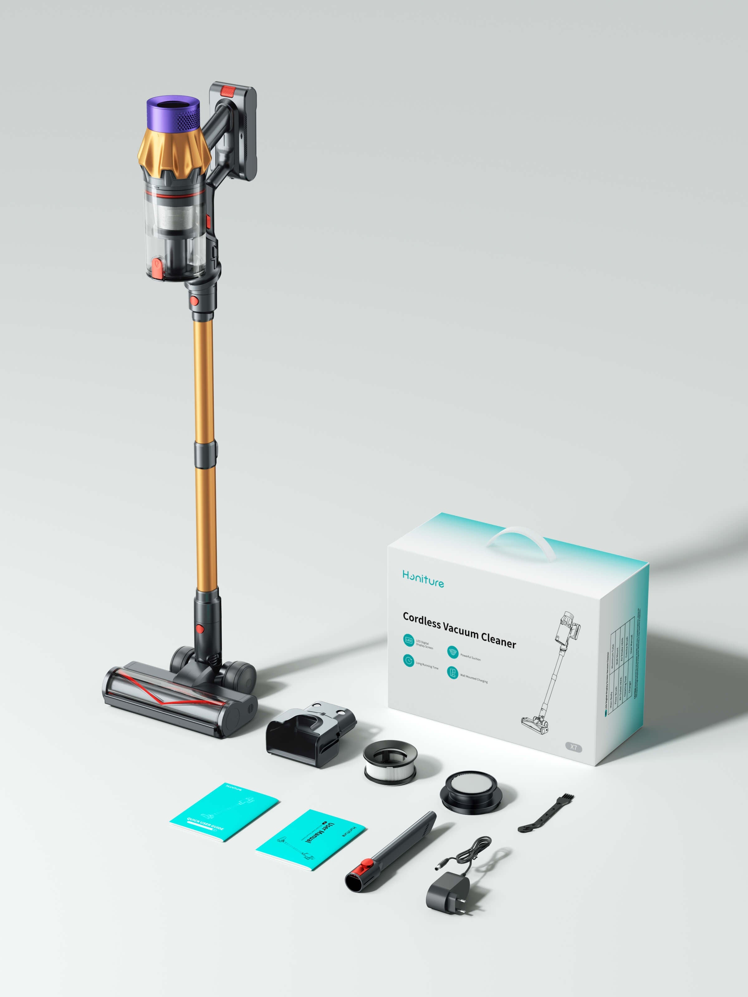 【Top-Rated】Honiture X7 Cordless Vacuum, view 10