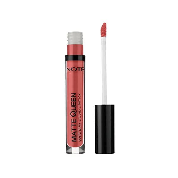 Note Matte Queen Lipstick - 05 Summer Charm: Long-Lasting, Highly Pigmented Matte Liquid Lipstick for Vibrant Lips