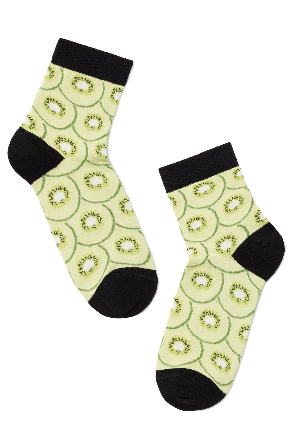TheRanok.com Conte Elegant Cotton Socks (2 pairs) - Fruit pattern — side view