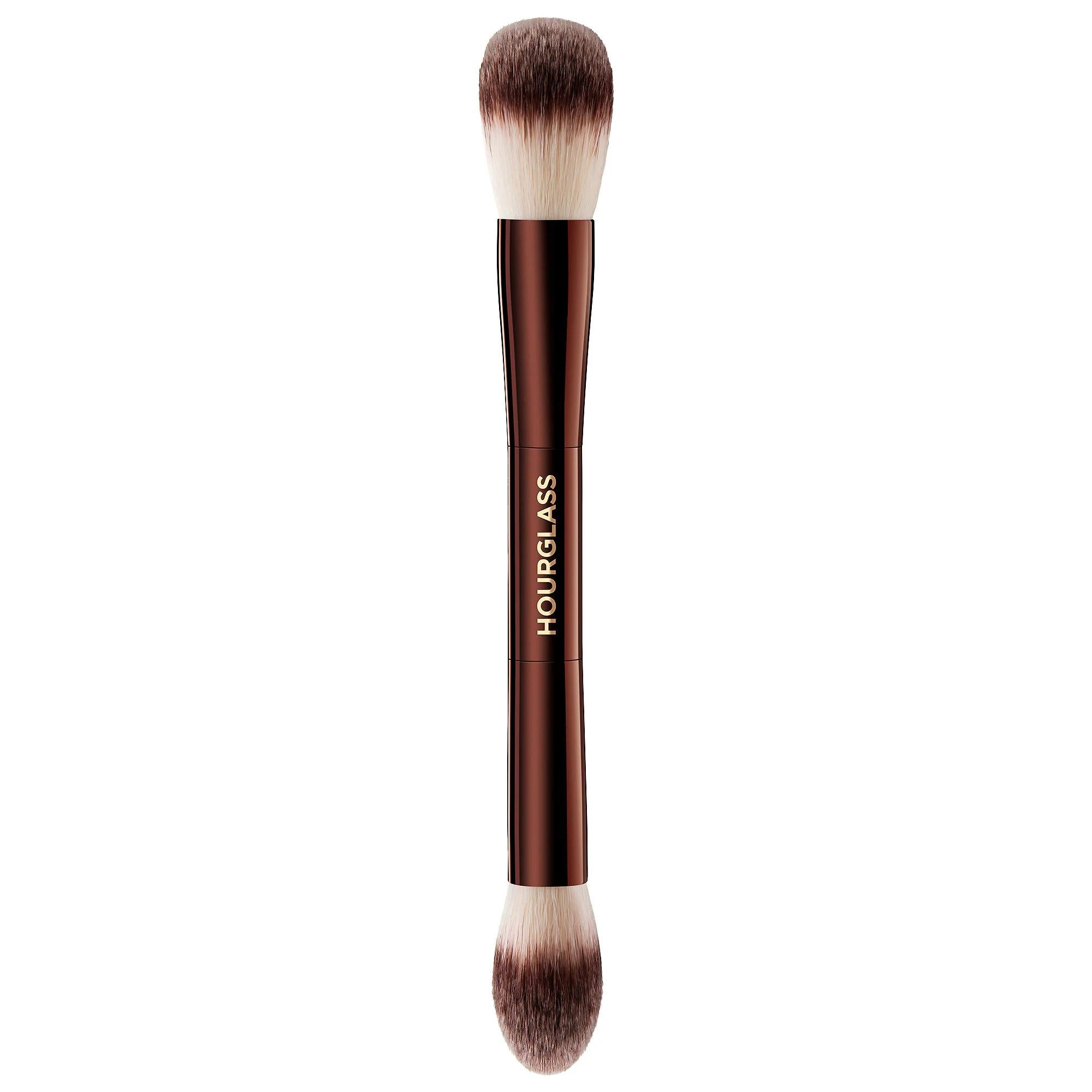 Ambient&reg; Lighting Edit Brush - Double-Ended Makeup Brush with Taklon Bristles, Cruelty-Free, PETA-Approved