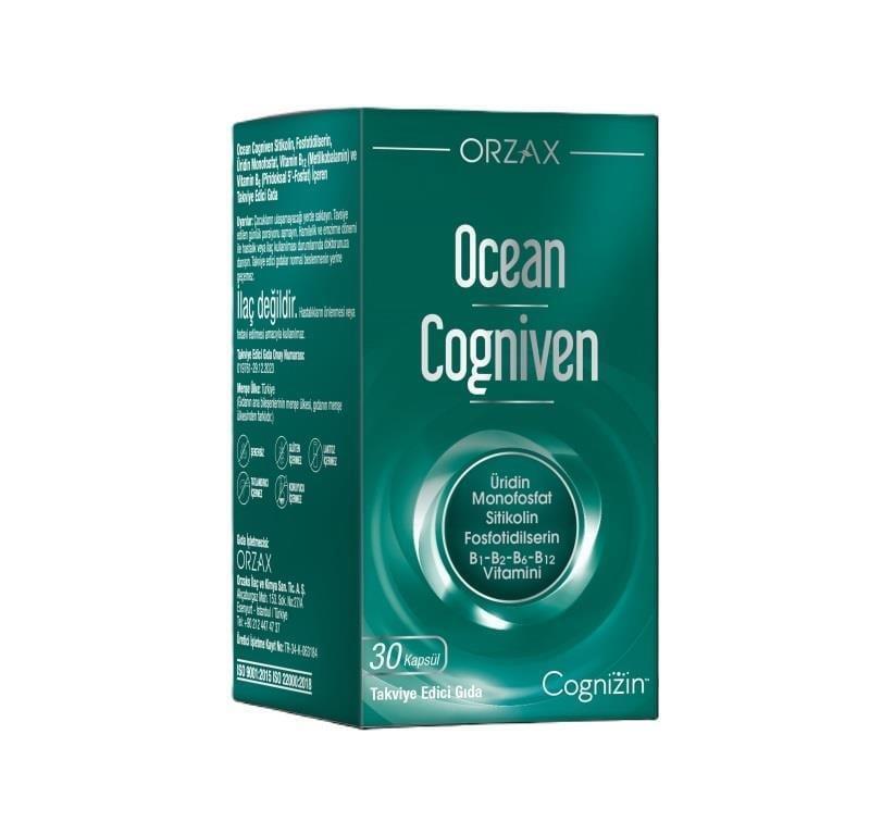 Ocean Cogniven Cognitive Supplement - Brain Health Support with 30 Capsules