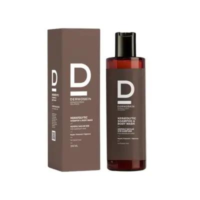 Dermoskin Keratolytic Shampoo and Body Wash 200ml - Anti-Dandruff Care for Sensitive Scalp