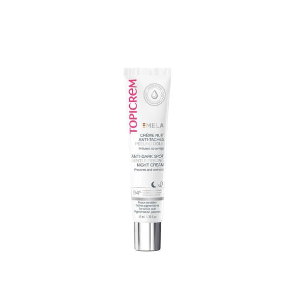 Topicrem Anti-Dark Spot Gentle Peeling Night Cream - Moisturizing Face Cream with Niacinamide, 1.35 fl oz