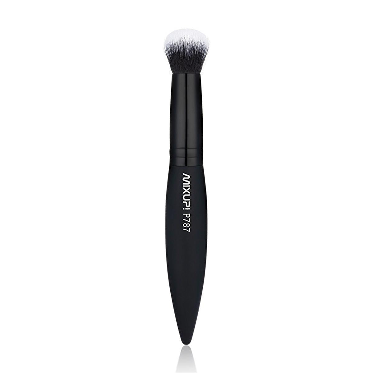 Mixup Professional Vegan Cruelty-Free Double-Fiber Oval Makeup Brush for Liquid & Powder Foundation - P787