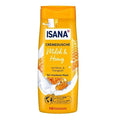 Isana Milk & Honey Shower Gel - Moisturizing, Dermatologically Tested, pH-Balanced for Dry Skin