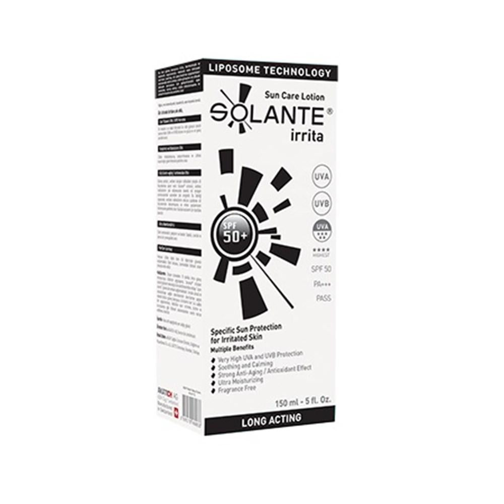 Solante Irrita Sunscreen for Sensitive Skin - SPF 50+, 5.07 fl oz