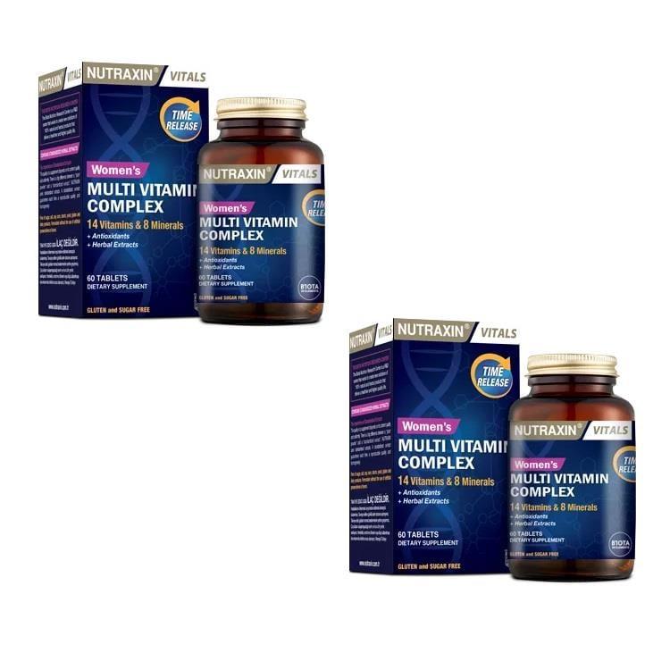 Nutraxin Multivitamin & Mineral Complex For Women - Women's Health Vitamins & Dietary Supplements