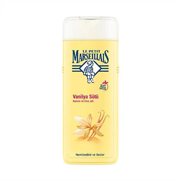 Le Petit Marseillais Vanilla Milk Shower Gel - Moisturizing & Gentle Cleansing Body Wash for Soft Skin