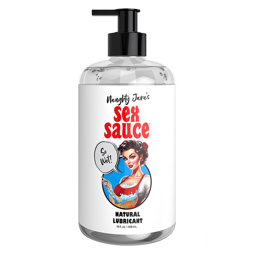 Love Spark Cove | Intimate Apparel, Pleasure Shop & Free Shipping Naughty Jane's Sex Sauce Natural Lubricant 16oz — main prod