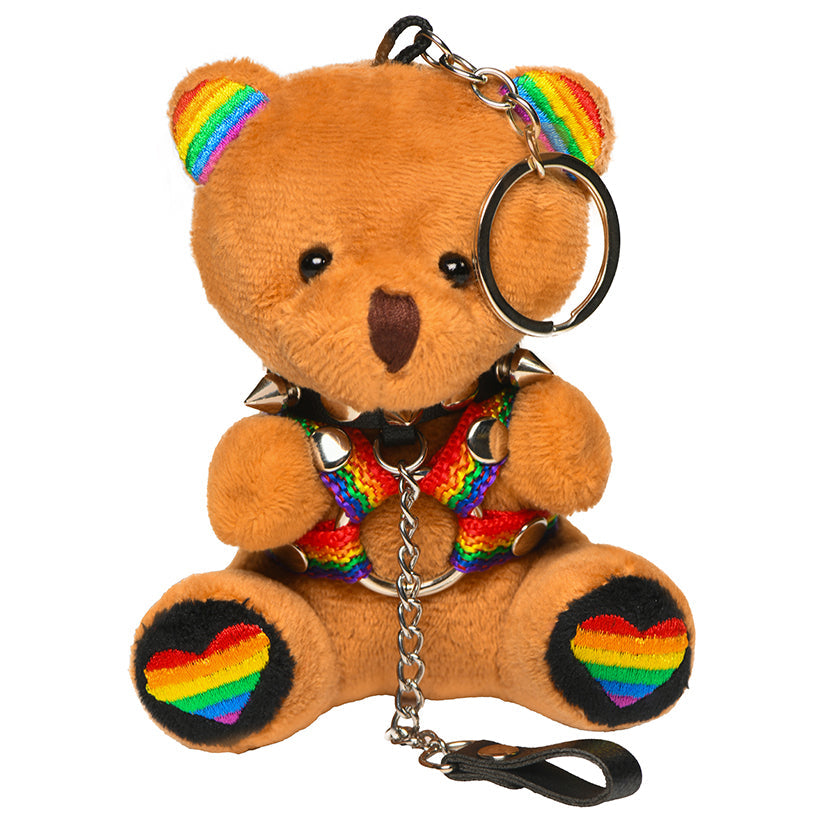 Love Spark Cove | Intimate Apparel, Pleasure Shop & Free Shipping Master Series Pride Bear Keychain — main product shot