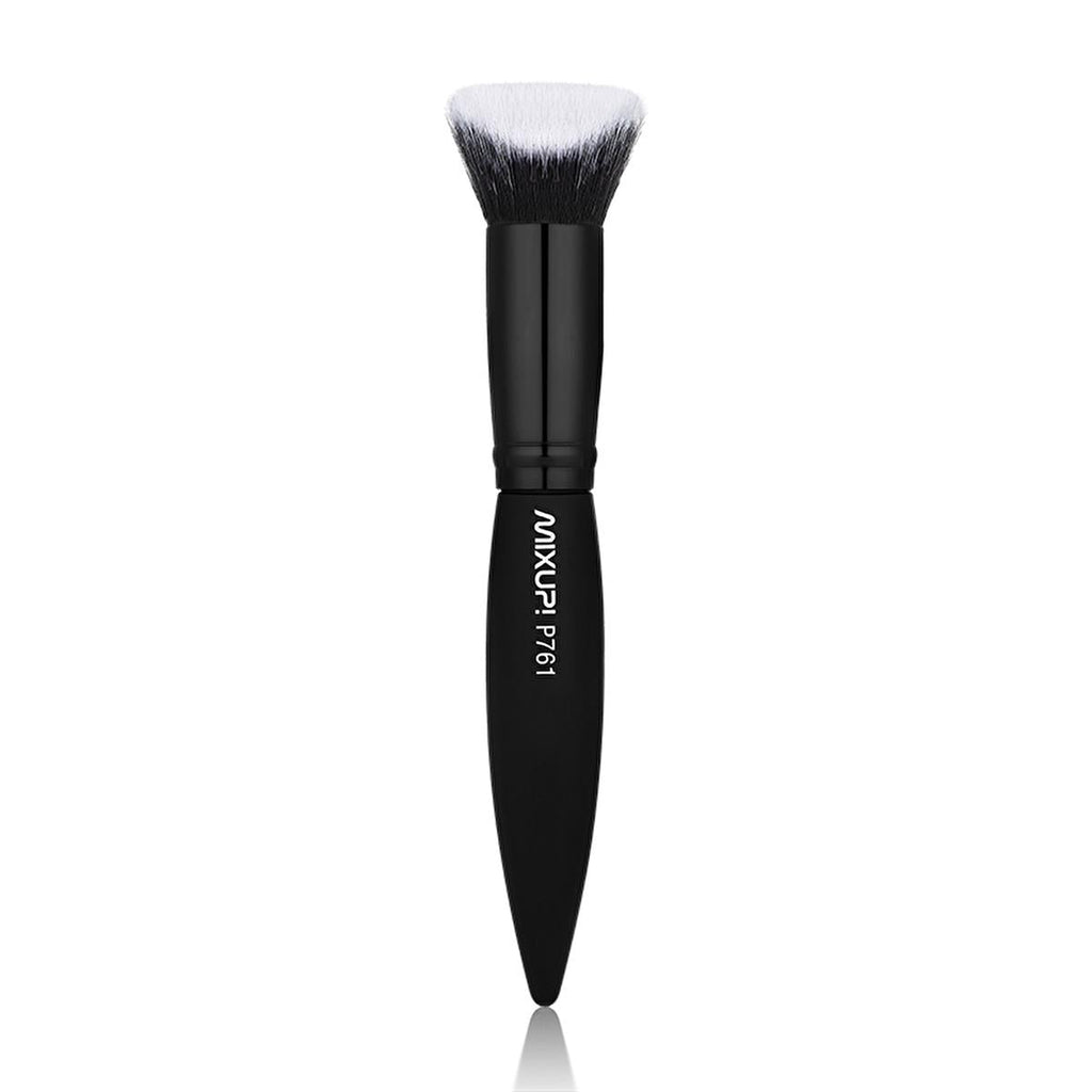 Mixup Professional 3D Kabuki Makeup Brush - Vegan, Cruelty-Free Foundation Brush for Liquid, Cream, and Powder Products