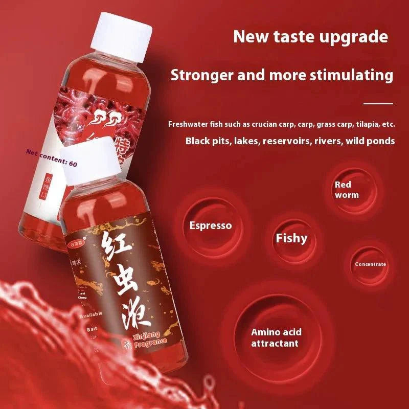 Premium Red Worm Fishing Liquid – Perfect Carp Bait