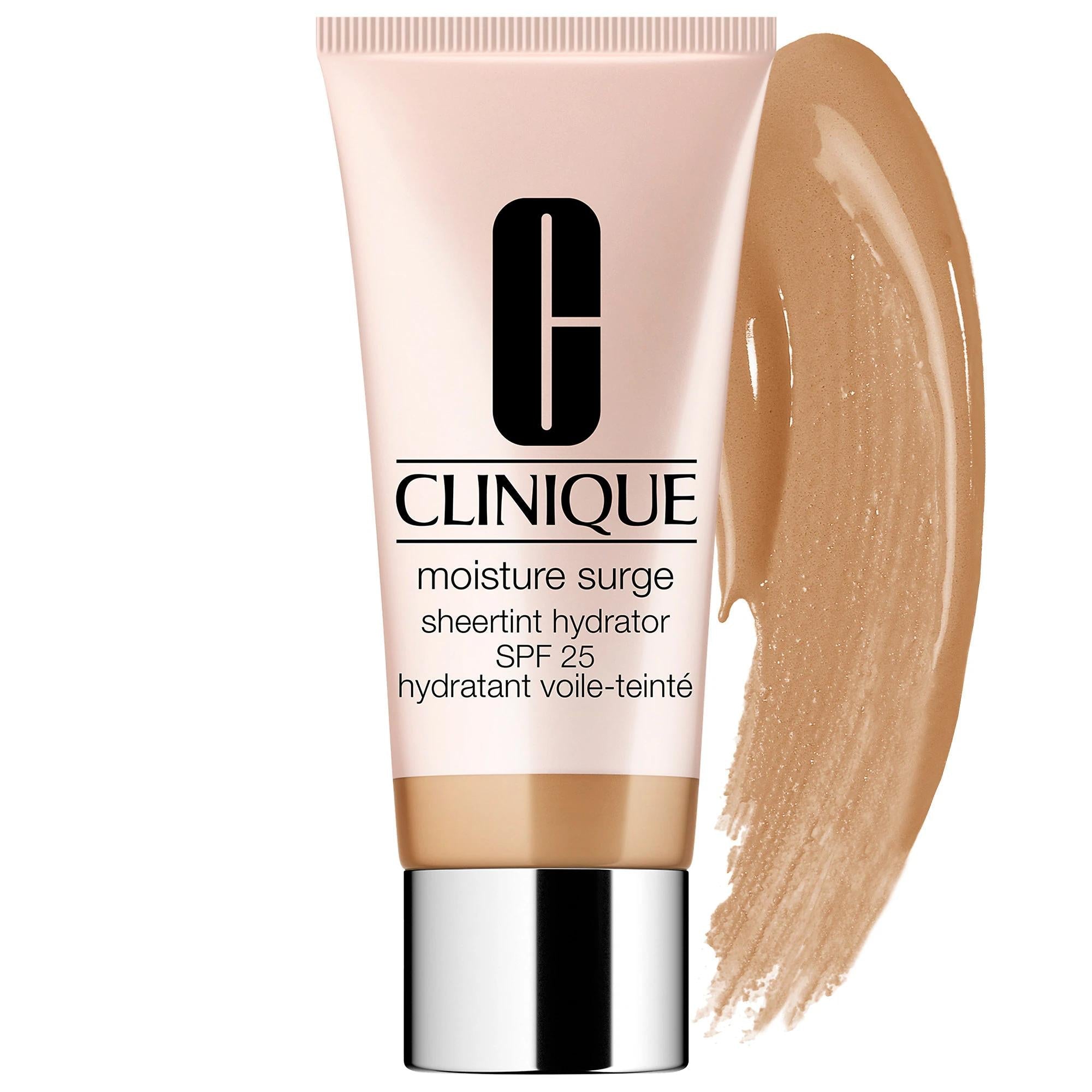 Clinique Moisture Surge Sheertint Hydrator Tinted Moisturizer SPF 25 - 12 Hour Hydration, Natural Finish, Clean Beauty