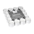 Rubin Licht Odorless Paraffin Candles - 40 Pack, Long-Lasting & Smokeless