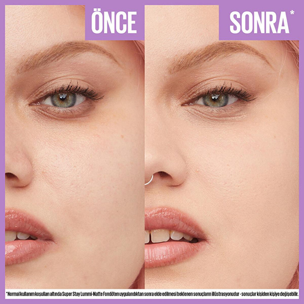 Maybelline Super Stay Lumi Matte Foundation: 30-Hour Lightweight, Natural Matte Coverage for Flawless Skin