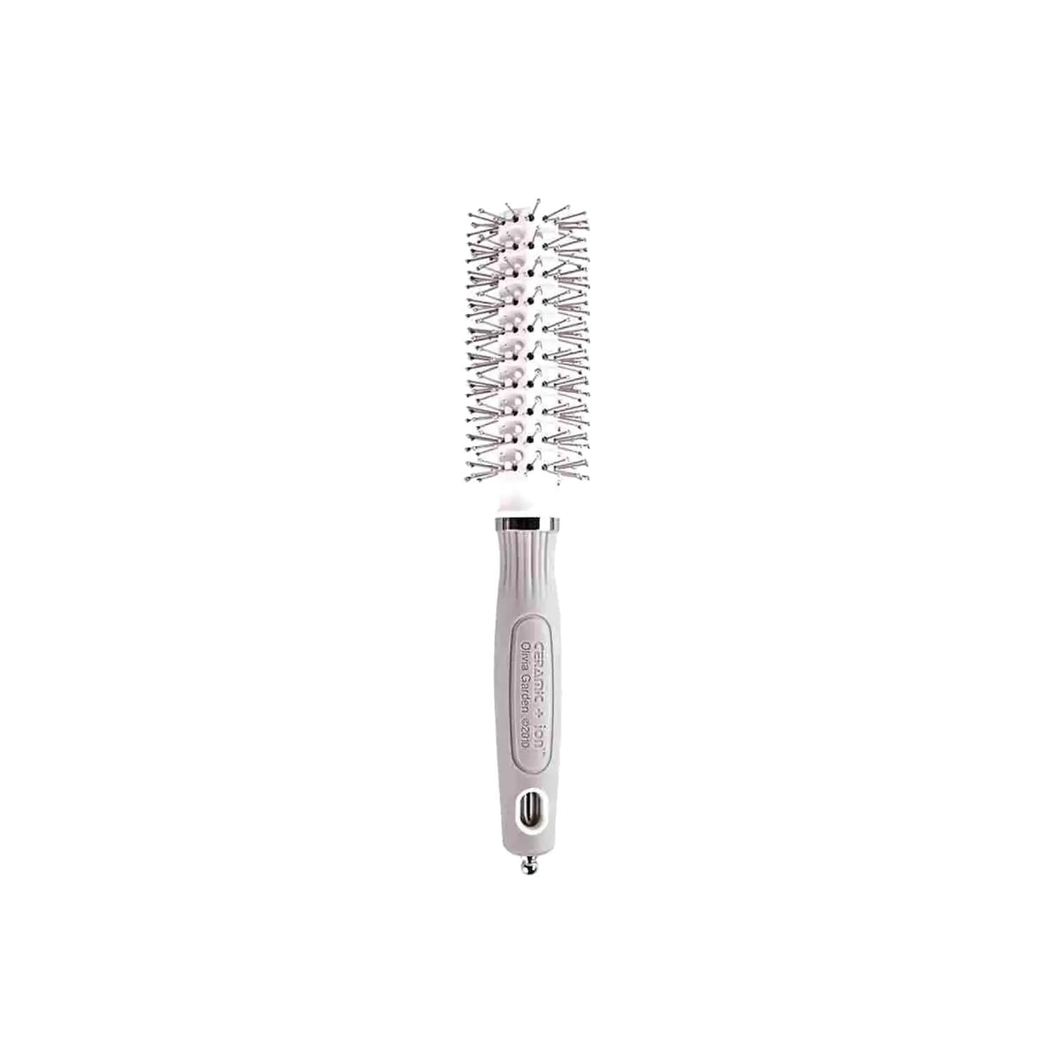 Olivia Garden Ceramic+Ion Turbo Vent Professional Hair Brush 22 - Reduces Frizz, Enhances Shine, Professional Hair Styling Tool