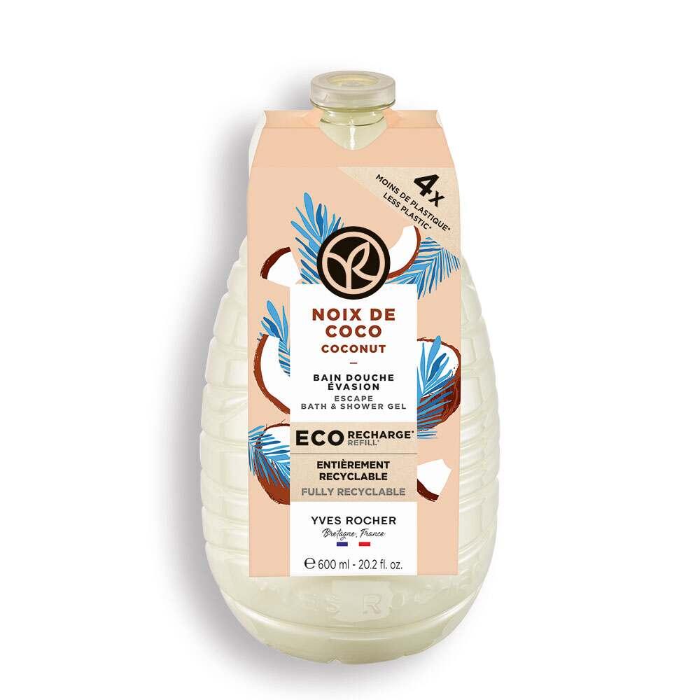 Eco Friendly Shower Gel Refill - Tropical Coconut 20.29 fl oz by Moisturizing Eco