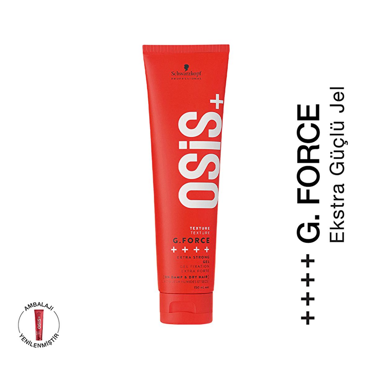 Osis G. Force Strong Control Hair Gel - Extra Strong Hold, Non-Flaking, 5.07 fl oz