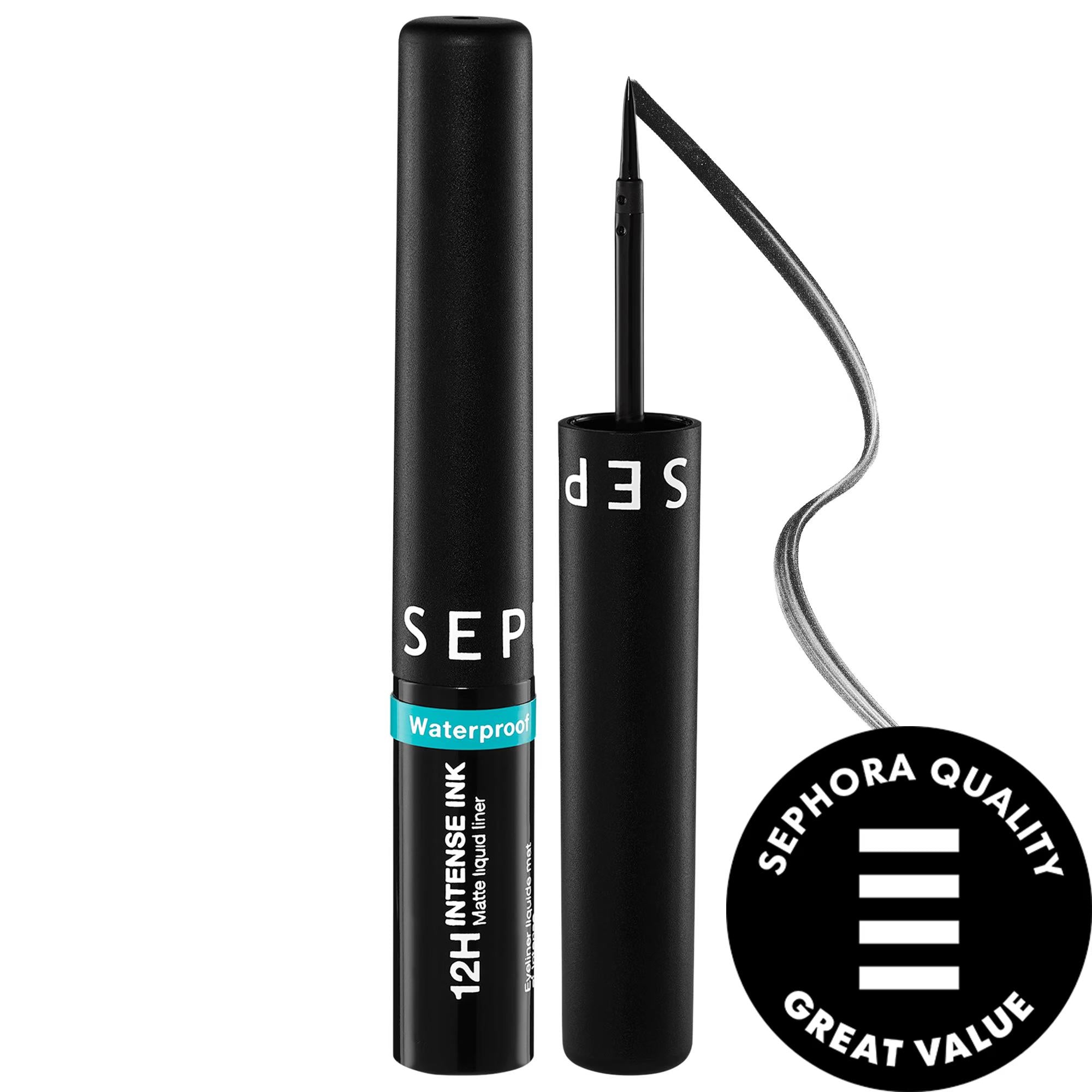 Intense Felt-Tip Liquid Waterproof Eyeliner - Long-Lasting, Cruelty-Free Cosmetics for Precise Eye Lining