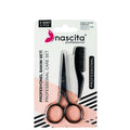 Nascita Eyebrow Grooming Kit - Professional Eyebrow Scissors & Comb Set for Precise Shaping & Grooming