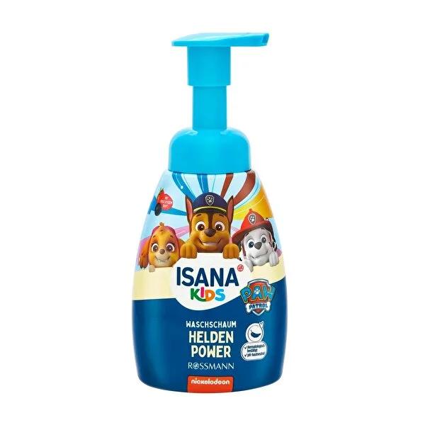 Isana Kids Paw Patrol Foaming Soap: Gentle, Strawberry & Currant Scented, Microplastic-Free Children's Bath Soap