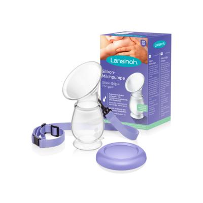 Lansinoh Silicone Breast Milk Collector & Saver: Hands-Free Leak Catcher for Effortless Breastfeeding & Pumping