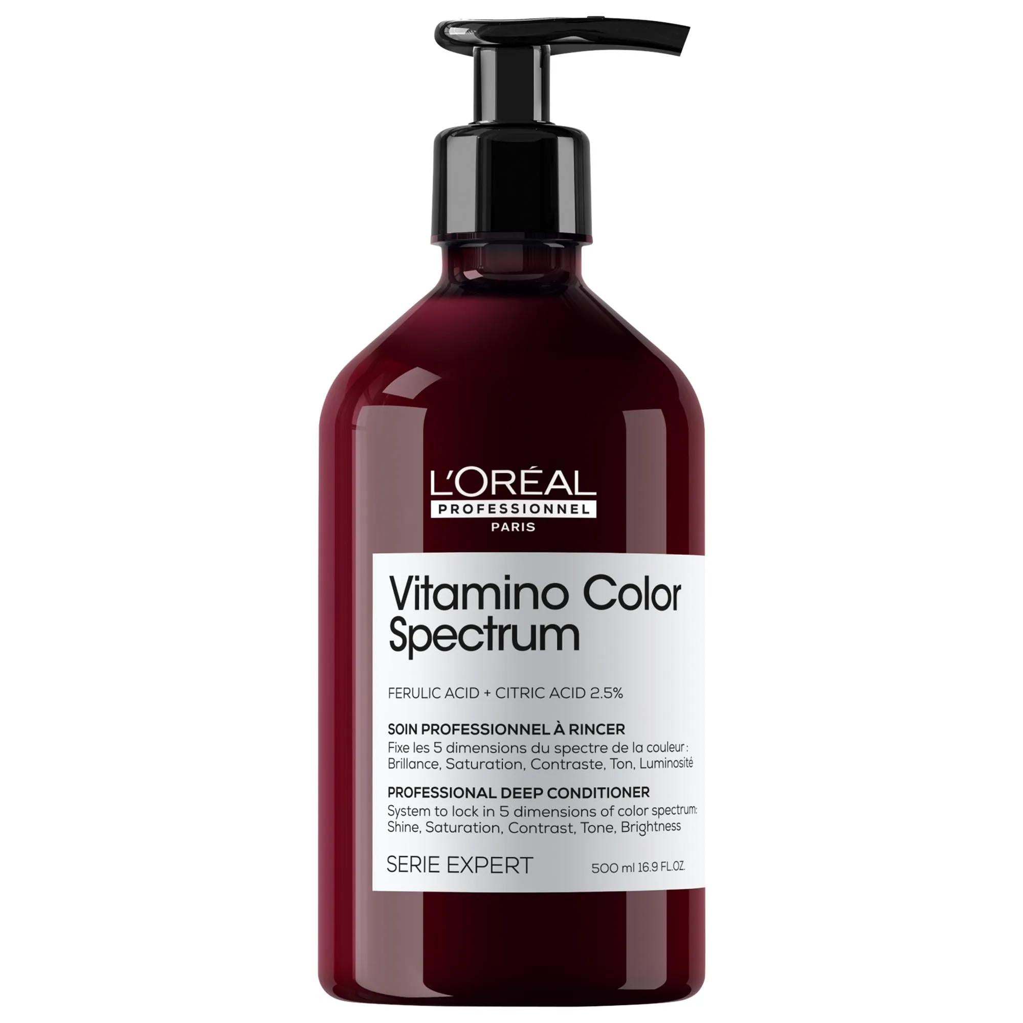 L'OrŽal Professionnel Vitamino Color Spectrum Conditioner: Protect Color, Enhance Shine, & Maintain Vibrancy Up to 100 Days