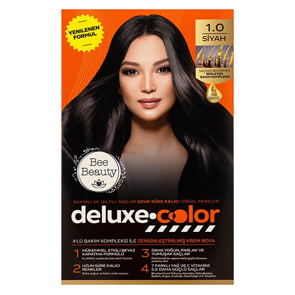 Bee Beauty Deluxe Color Kit - Nourishing Hair Dye for Long-Lasting Color - 1.69 fl oz