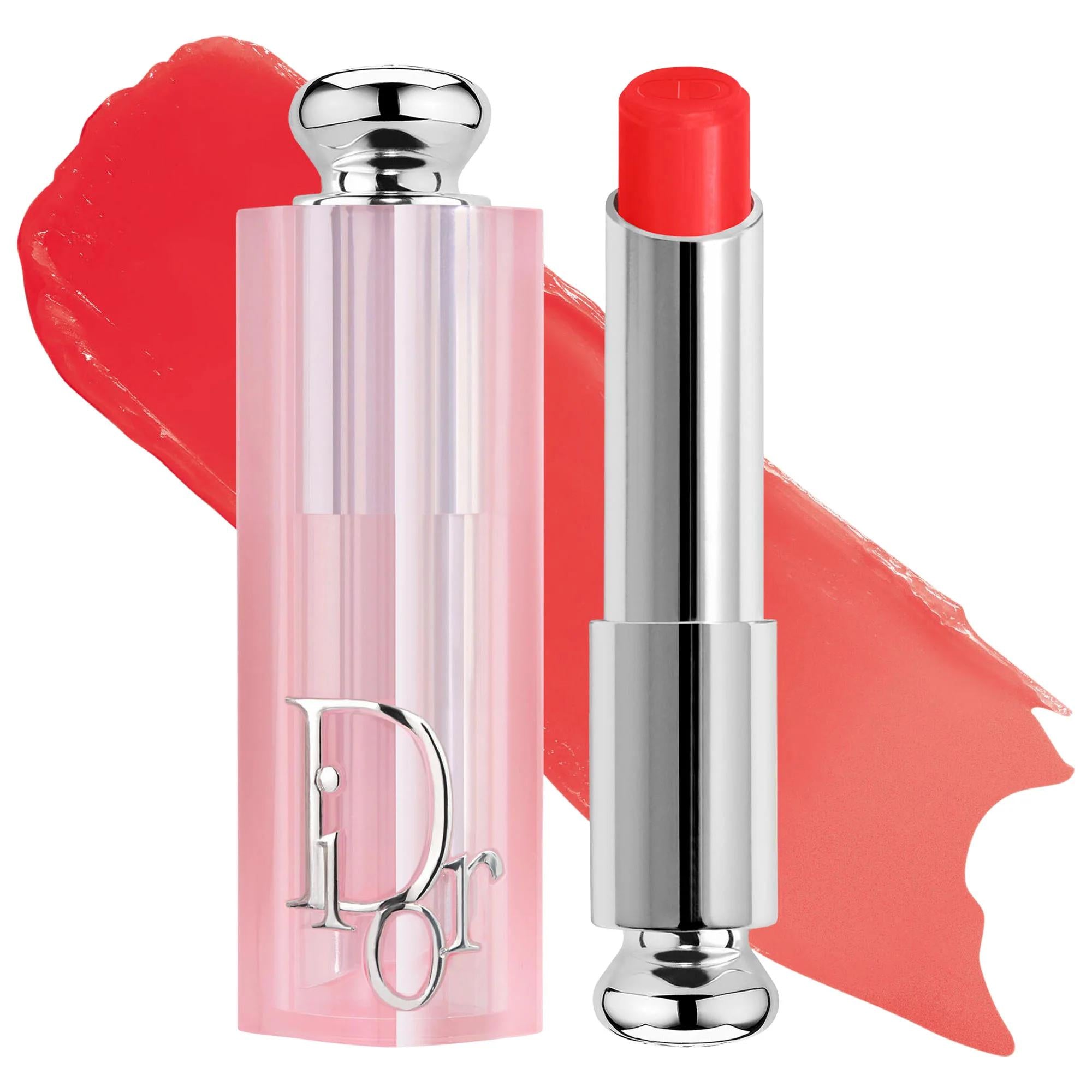 Dior Addict Lip Glow Balm - Hydrating Lip Care with Color, pH-Activated Formula & 48H Hydration
