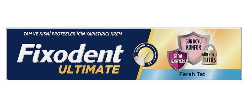 Fixodent Ultimate: Strong Hold Denture Adhesive Paste with Fresh Taste - Secure False Teeth & Enhance Oral Care (40 gr)