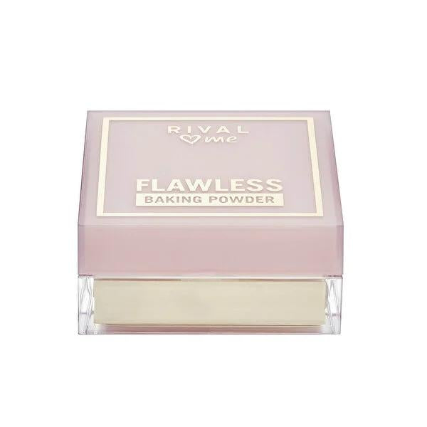 Rival Loves Me Flawless Baking Face Powder - Transparent Setting Powder for a Long-Lasting, Matte Finish (14 gr)