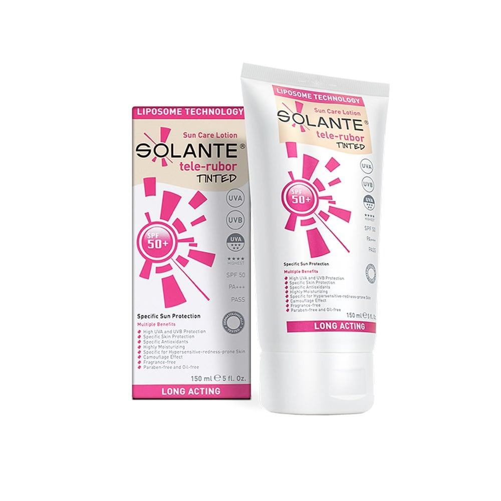 Solante Tele-Rubor Tinted Sun Care Lotion Spf 50+ 150ml