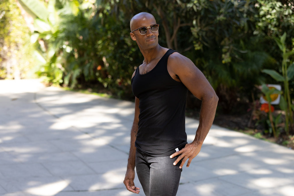 New Men's Bamboo Viscose/Organic Cotton Tank Top — view 5