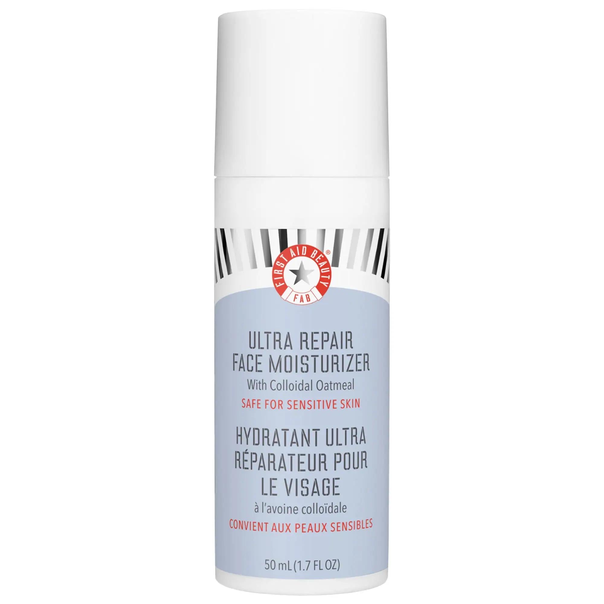 Ultra Repair Facial Moisturizer by First Aid Beauty - Vegan, Cruelty-Free Hydrating Face Cream for Normal Skin, Relieves Dryness & Redness