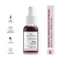 Herbaderm Deep Red Exfoliating Facial Serum: Glycolic & Salicylic Acid Peel for Acne, Dark Spots, & Brighter Skin - 1 fl oz